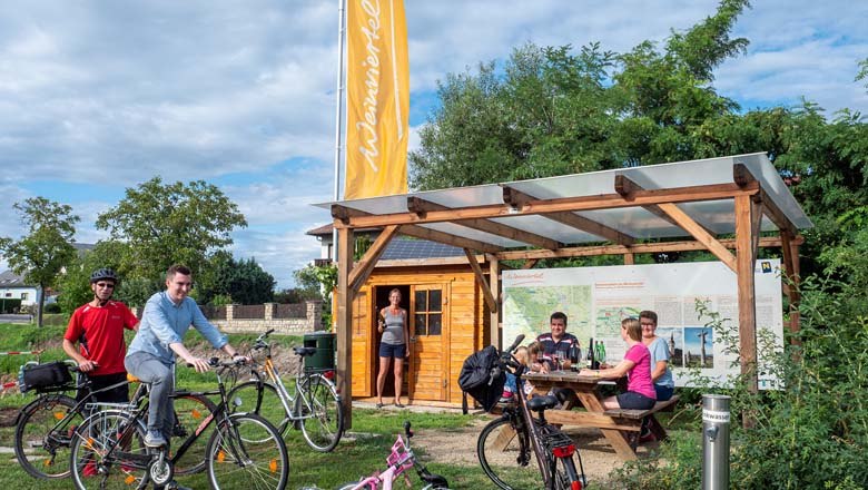 Radlerrast Obermarkersdorf, © Peter Mödl Radlerrast Obermarkersdorf, © Peter Mödl