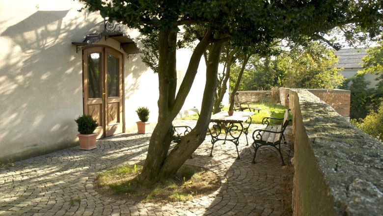 Burgterrasse, © Schlosshotel Mailberg / point of view