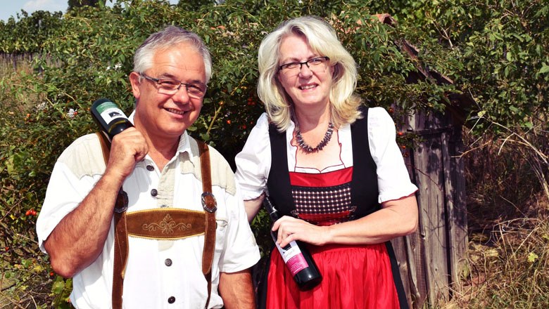Winzerpaar, © Weingut Schober