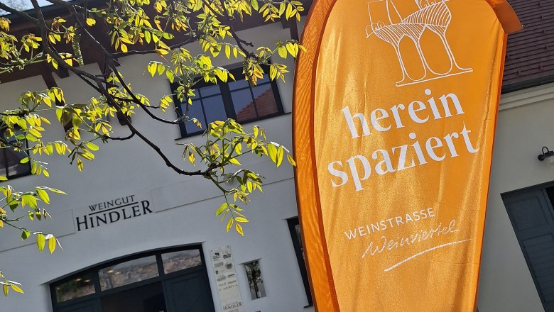Radlerrast beim Weingut Hindler, &copy; Weingut Hindler