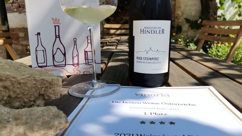 Radlerrast beim Weingut Hindler, &copy; Weingut Hindler