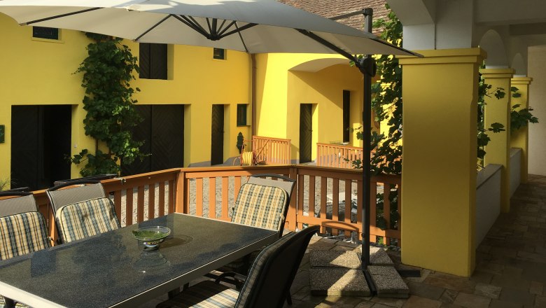 Verweilen auf der Terrasse, © M. Greil