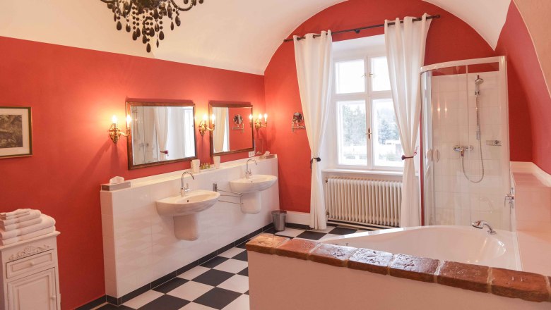 Badezimmer, © Schlosshotel Mailberg / point of view