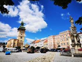Der historische Hauptplatz von Retz, © Weinstraße Weinviertel West